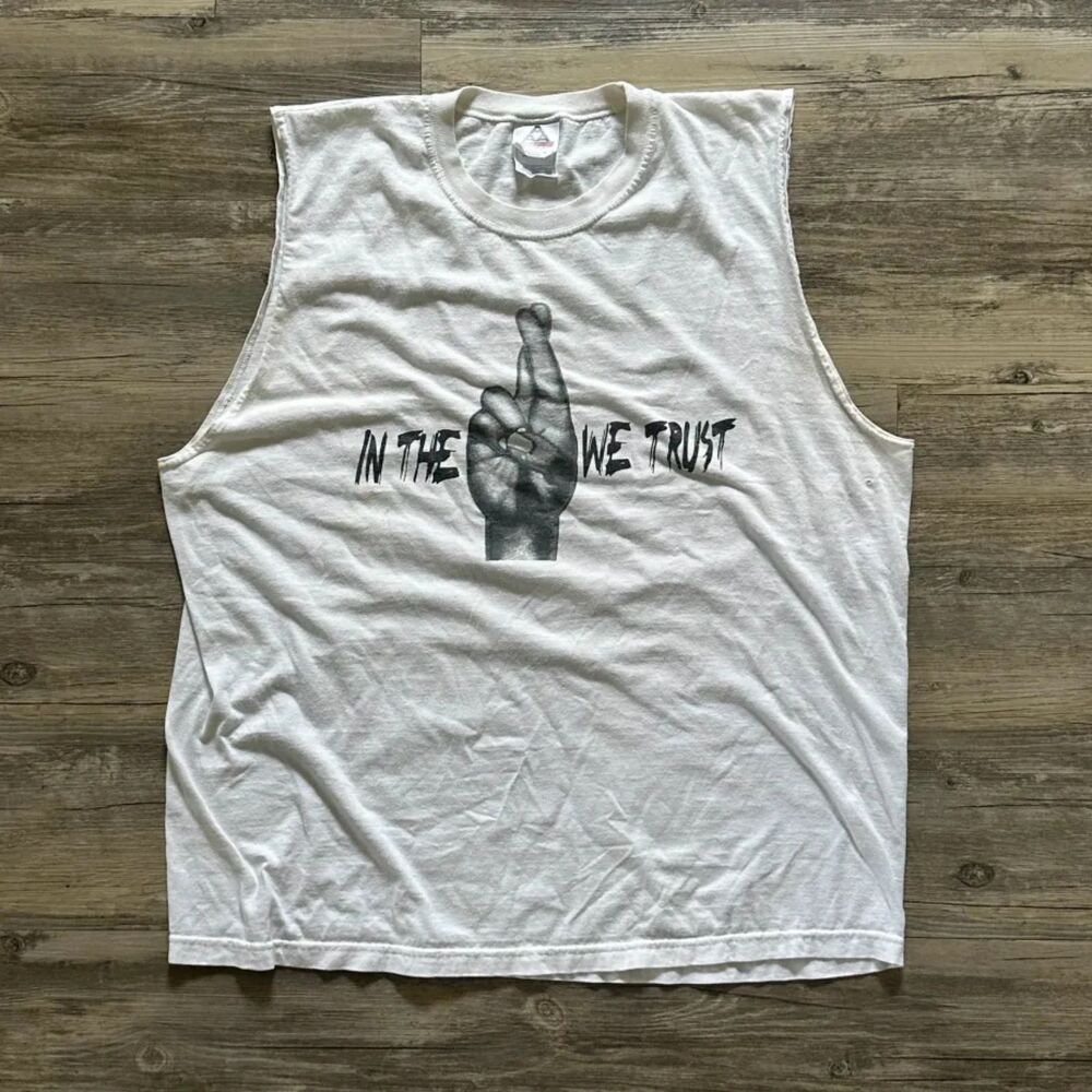 Vintage Ruff Ryders In The DMX We Trust Chopped Tank Top T-Shirt Size XXL